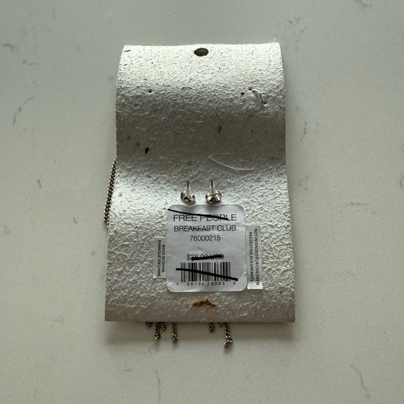 Free People Breakfast Club Ear Party Cuff - Silver Tone - NWT - Picture 5 of 7